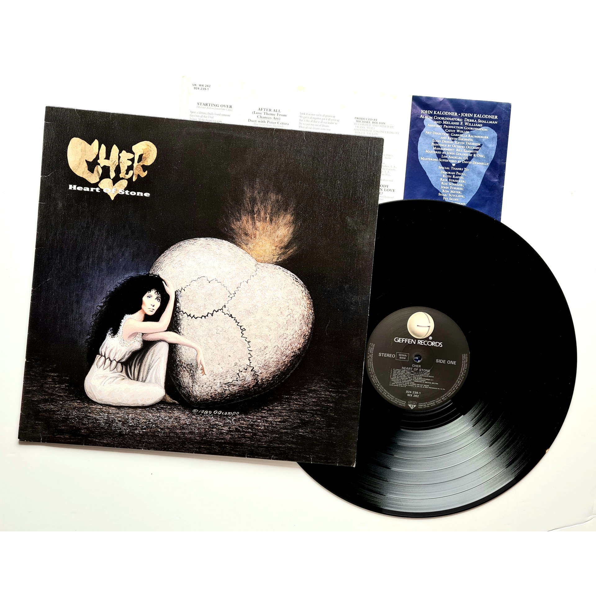 Cher Heart Of Stone LP Vinyl Skull Sleeve